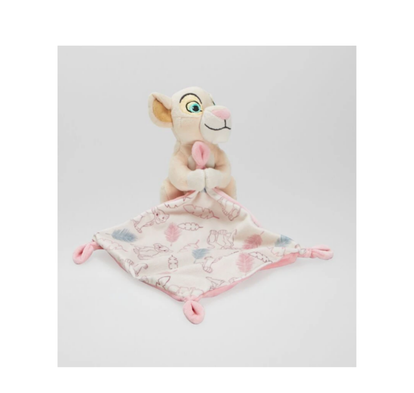  - nala - plush with comforter pink beige leaf 